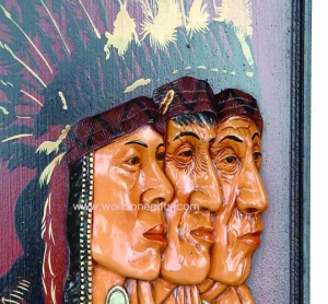 인디언 얼굴 ( Three Indian Faces )