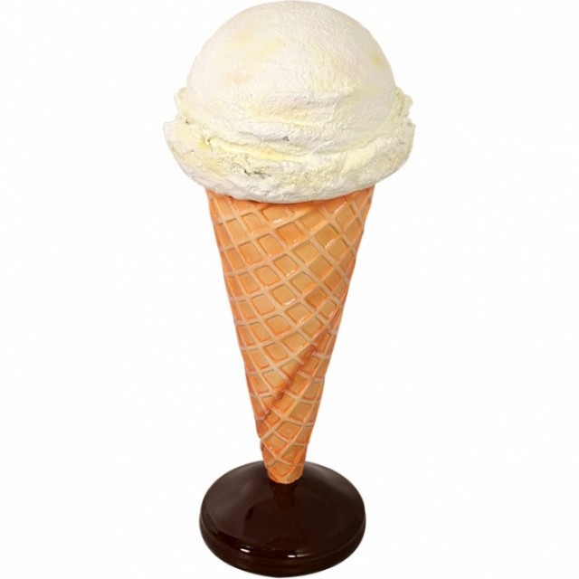 바닐라 아이스크림 모형 조형물 장식인형 포토존 95cm