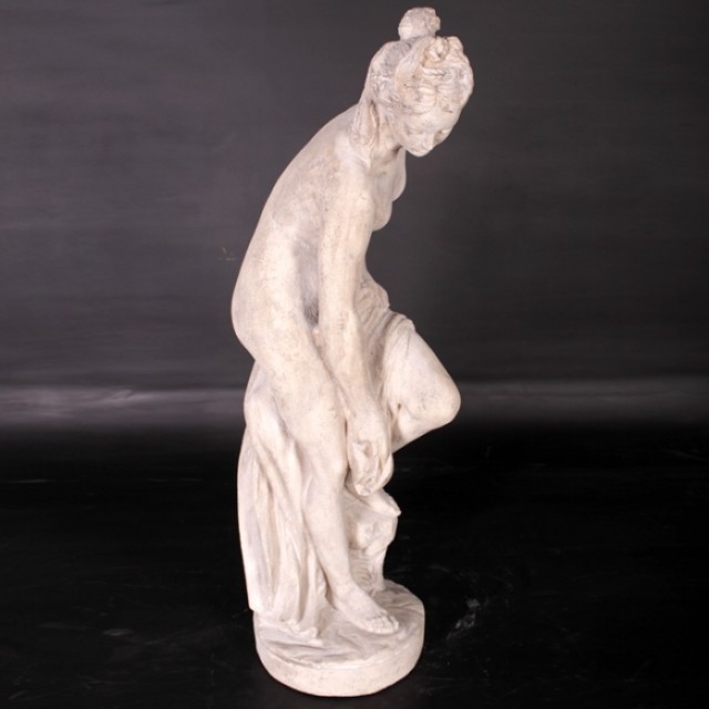 목욕하는 여인 앤틱 빈티지 조각상 북유럽 인테리어소품 장식인형
