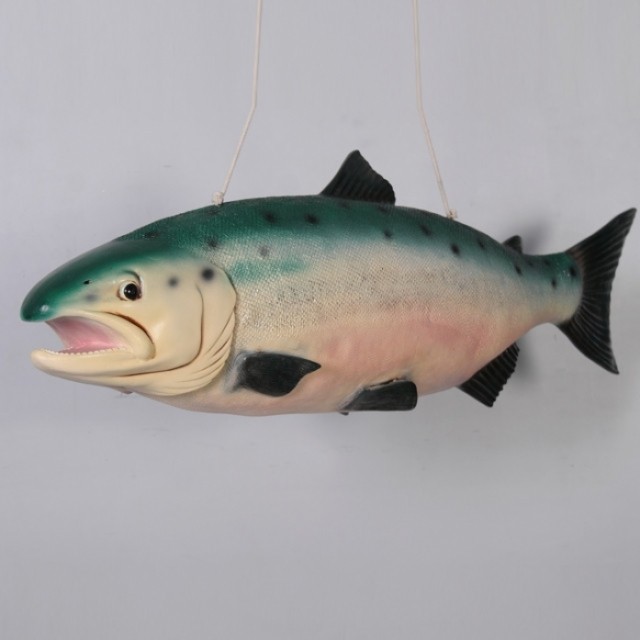 연어 물고기 모형 조형물 천장 벽면 장식인형 123cm