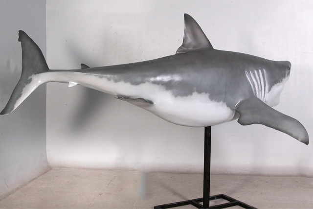 그레이트 화이트 샤크 상어 모형 장식인형 동물모형 인테리어소품 포토존 조형물