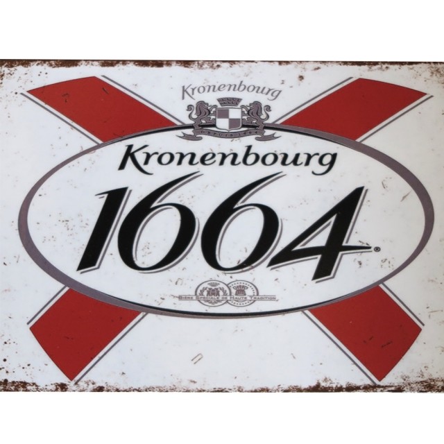 크로넨버그 1664 맥주 빈티지 틴사인 보드 술집 호프집 홈카페 철제액자 벽장식 인테리어소품