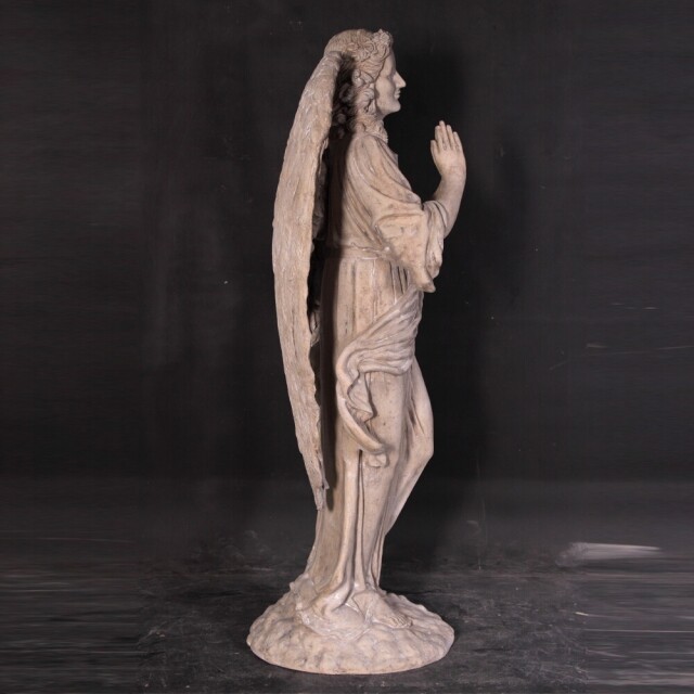 기도하는 천사 유럽 조각상 로만스톤 피니쉬 앤틱 인테리어소품